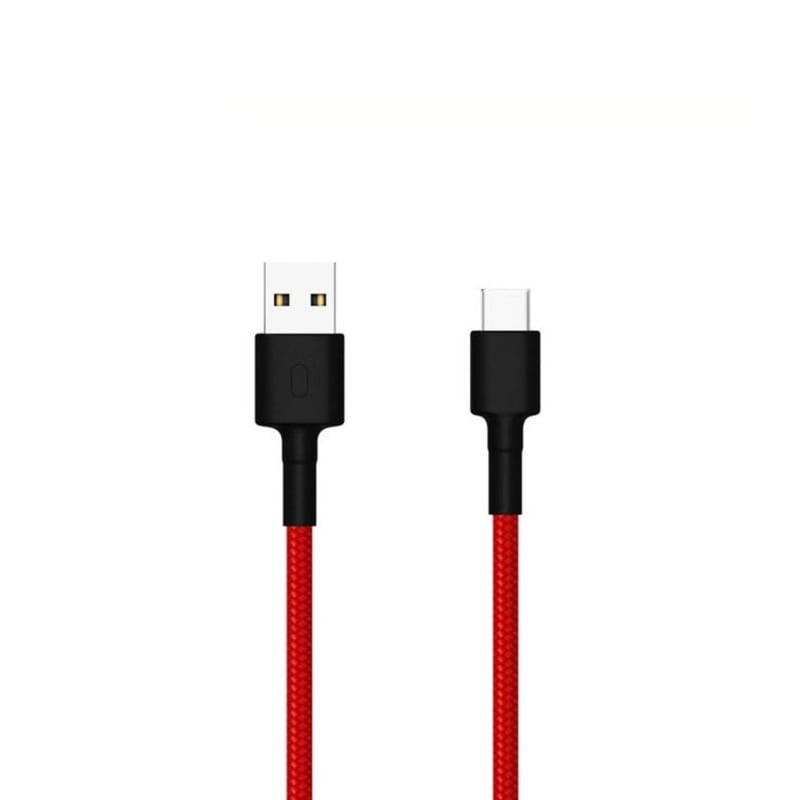 Xiaomi USB Type-C Braided 1m Cable - Red - TecAfrica Solutions