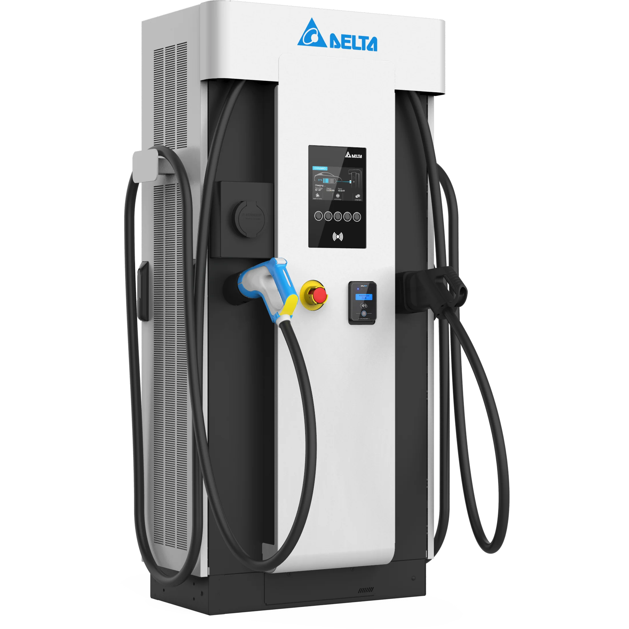 Delta EV Fast charger, 100kW, 920VDC, 2xCCS2 guns