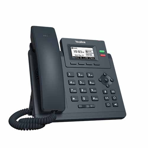 Yealink 10/100 desktop IP phone, excludes PSU