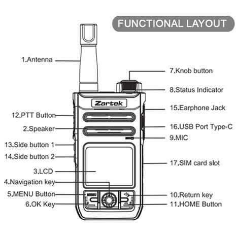 ZARTEK ZA-PT3 : PTT TWO-WAY RADIO