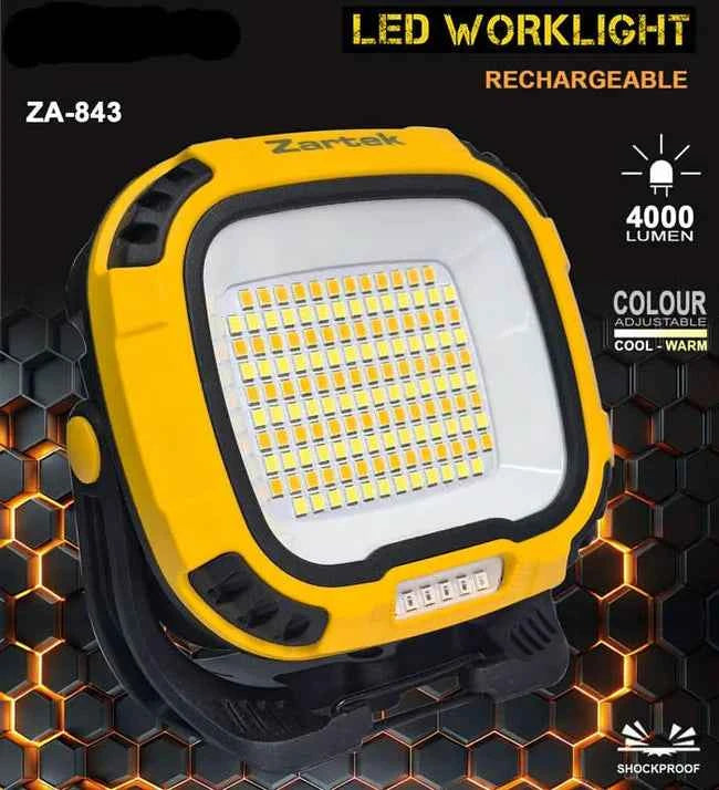 ZA-843-T Rechargeable LED Worklight, 4000LM with Tripod