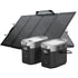 ECOFLOW DELTA 2 PORTABLE POWER STATION, SMART EXTRA BATTERY AND 220W BIFACIAL SOLAR PANEL