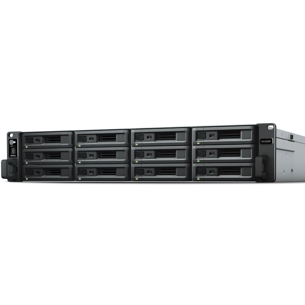 Synology RX1223RP, HDD/SSD enclosure, 2.5/3.5", Serial ATA, Hot-swap, Black