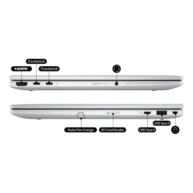 HP EliteBook 8 Flip G1i 13.3-inch WUXGA AI 2-in-1 Laptop - Intel Core Ultra 5 225U 512GB SSD 16GB RAM Win 11 Pro