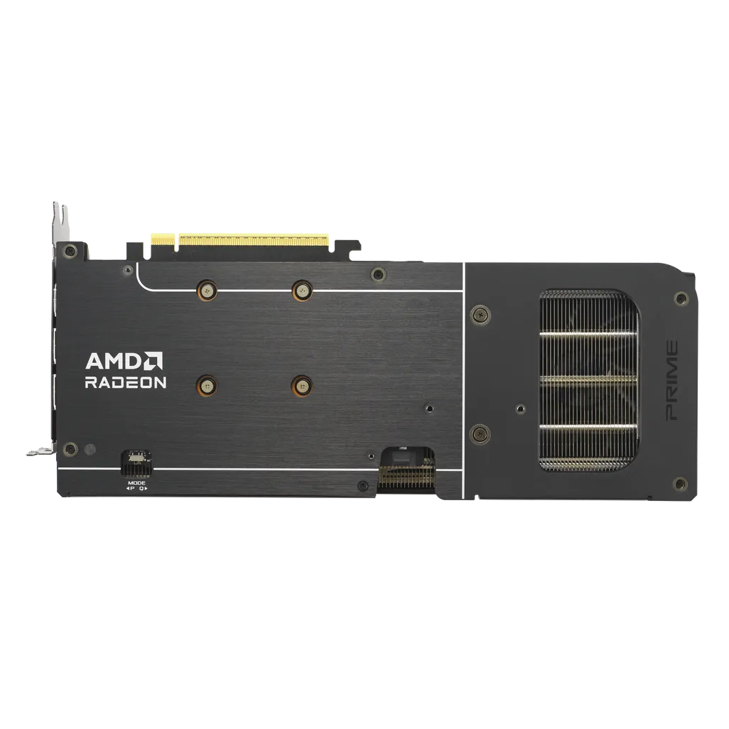 ASUS Prime Radeon RX 9060 XT O16G, Radeon RX 9060 XT, 16 GB, GDDR6, 128 bit, 7680 x 4320 pixels, PCI Express 5.0