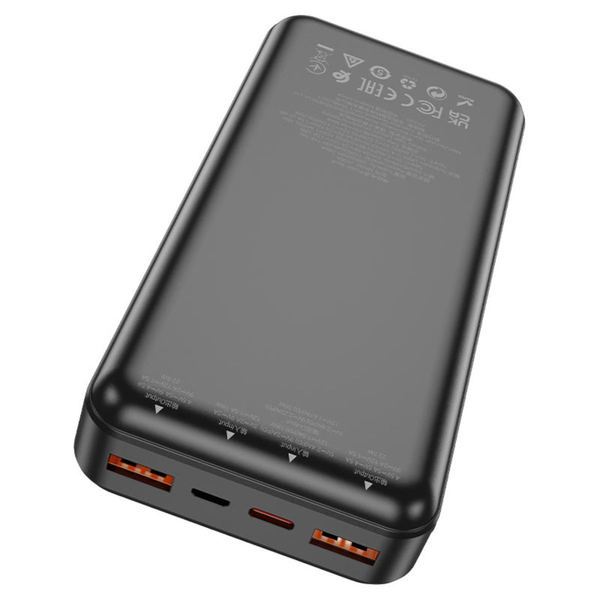 HOCO J108A 20000mAh Power Bank with LED Display and 22.5W Fast Charging