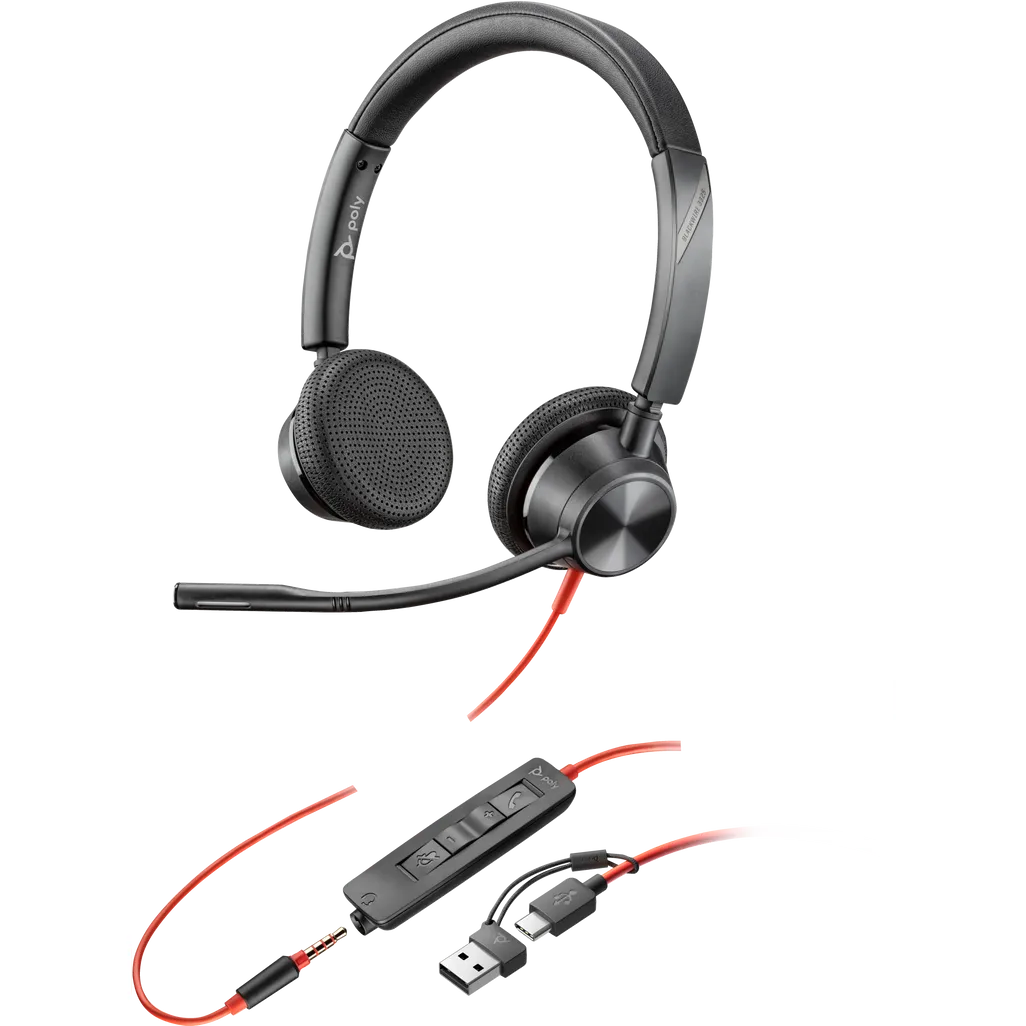 POLY BW 3325 USB-C HS +3.5MMP +USB-C/A