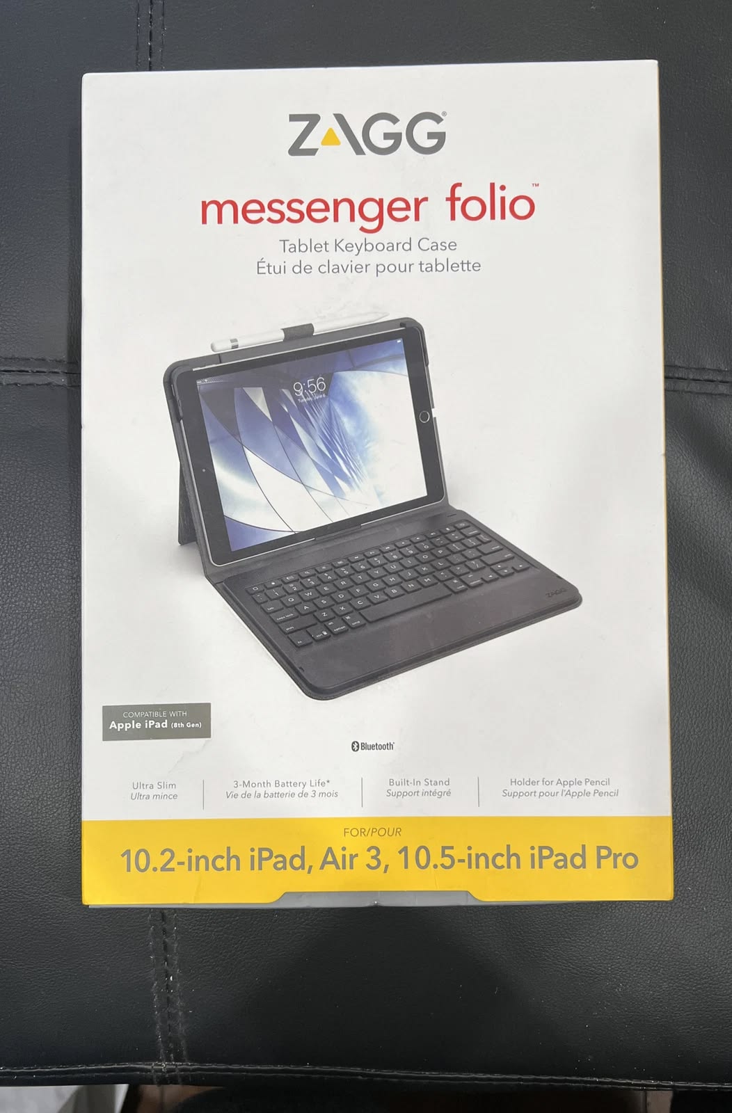 ZAGG Messenger Folio Keyboard Case for iPad (Pre-Owned)