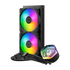 Cooler Master MasterLiquid 240 ATMOS, Liquid cooling kit, 12 cm, 690 RPM, 2500 RPM, 27.2 dB, 70.7 cfm