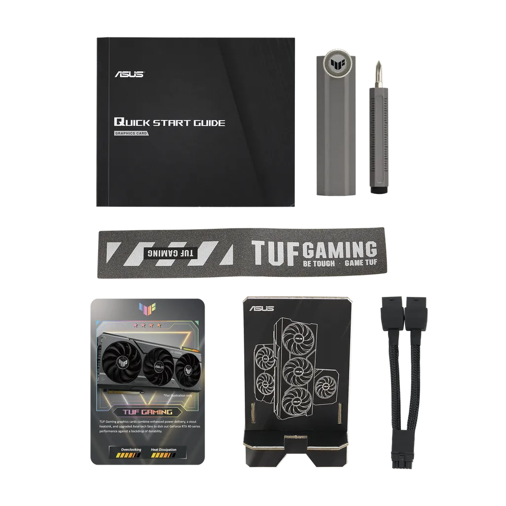 ASUS TUF Gaming TUF-RTX4070S-O12G-GAMING, GeForce RTX 4070 SUPER, 12 GB, GDDR6X, 192 bit, 7680 x 4320 pixels, PCI Express 4.0