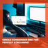 JBL Quantum Stream Talk USB Microphone for Streaming, Recording and Gaming
