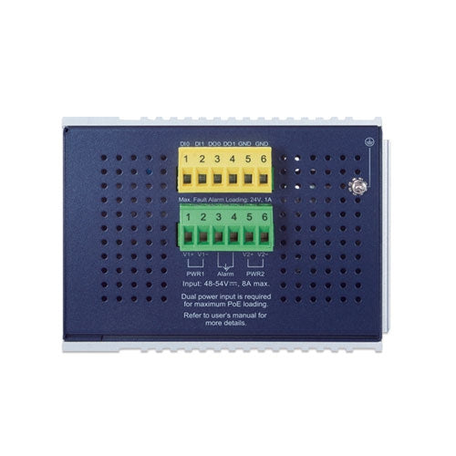 PLANET Industrial L3 16-Port 10/100/1000T 802.3at PoE + 2-Port 10/100/1000T + 2-Port 1G/2.5G SFP Managed Ethernet Switch