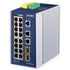 PLANET Industrial L3 16-Port 10/100/1000T 802.3at PoE + 2-Port 10/100/1000T + 2-Port 1G/2.5G SFP Managed Ethernet Switch