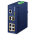 PLANET Industrial L2+ 4-Port 10/100/1000T 802.3at PoE + 2-Port 1G/2.5G SFP Managed Ethernet Switch