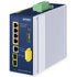PLANET Industrial L2+ 4-Port 10/100/1000T 802.3bt PoE + 1-Port 10/100/1000T + 2-Port 1G/2.5G SFP Managed Ethernet Switch w/12V Booster