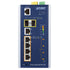 PLANET Industrial L2+ 4-Port 10/100/1000T 802.3bt PoE + 1-Port 10/100/1000T + 2-Port 1G/2.5G SFP Managed Ethernet Switch