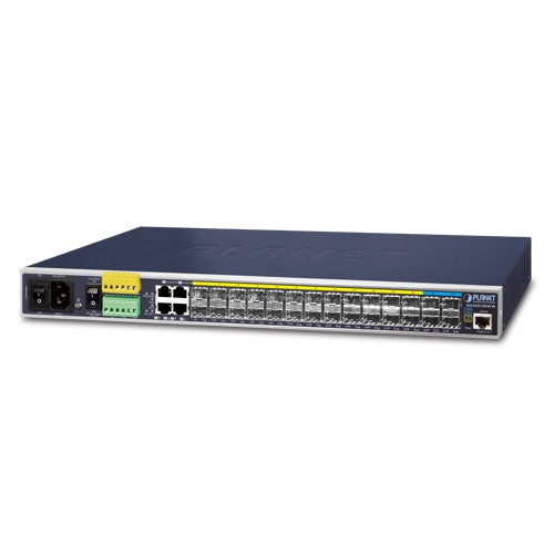 PLANET Industrial L3 14-Port 100/1G SFP with 4 Shared TP + 10-Port 1G/2.5G SFP + 4-Port 10G SFP+ Managed Ethernet Switch