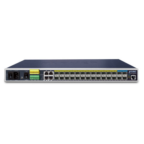 PLANET Industrial L3 14-Port 100/1G SFP with 4 Shared TP + 10-Port 1G/2.5G SFP + 4-Port 10G SFP+ Managed Ethernet Switch