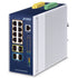 PLANET Industrial L3 8-Port 10/100/1000T 802.3bt PoE + 2-Port 1G/2.5G SFP + 2-Port 10G SFP+ Managed Ethernet Switch
