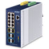 PLANET Industrial L3 8-Port 10/100/1000T 802.3bt PoE + 2-Port 1G/2.5G SFP + 4-Port 10G SFP+ Managed Ethernet Switch