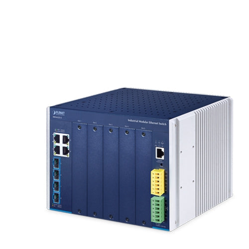 PLANET Industrial Layer 3 5-Slot Modular Managed Ethernet Switch