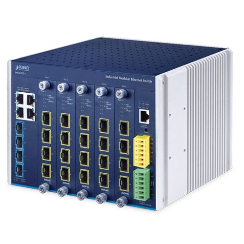 PLANET Industrial Layer 3 5-Slot Modular Managed Ethernet Switch