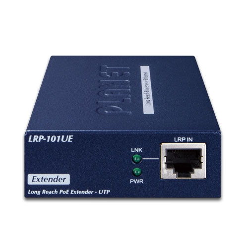 1-Port Long Reach PoE over UTP Extender Kit (LRP-101UH + LRP-101UE)