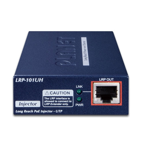 1-Port Long Reach PoE over UTP Extender Kit (LRP-101UH + LRP-101UE)