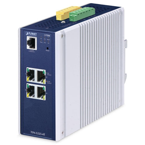 PLANET Industrial L2+ 4-Port 10/100/1000T Managed TSN Ethernet Switch