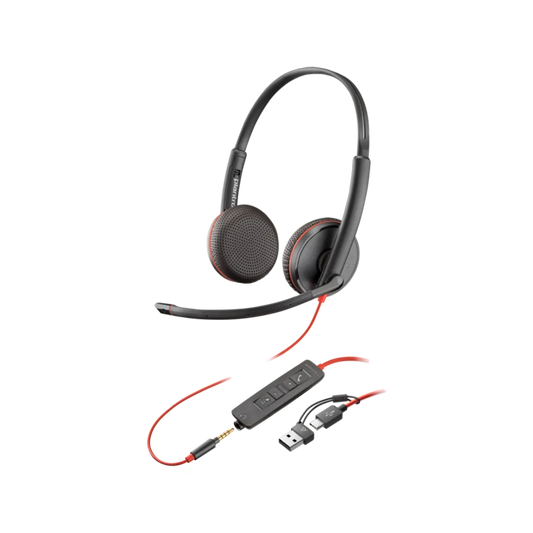 POLY BLACKWIRE 3225 STEREO USB-C HEADSET HEADSET