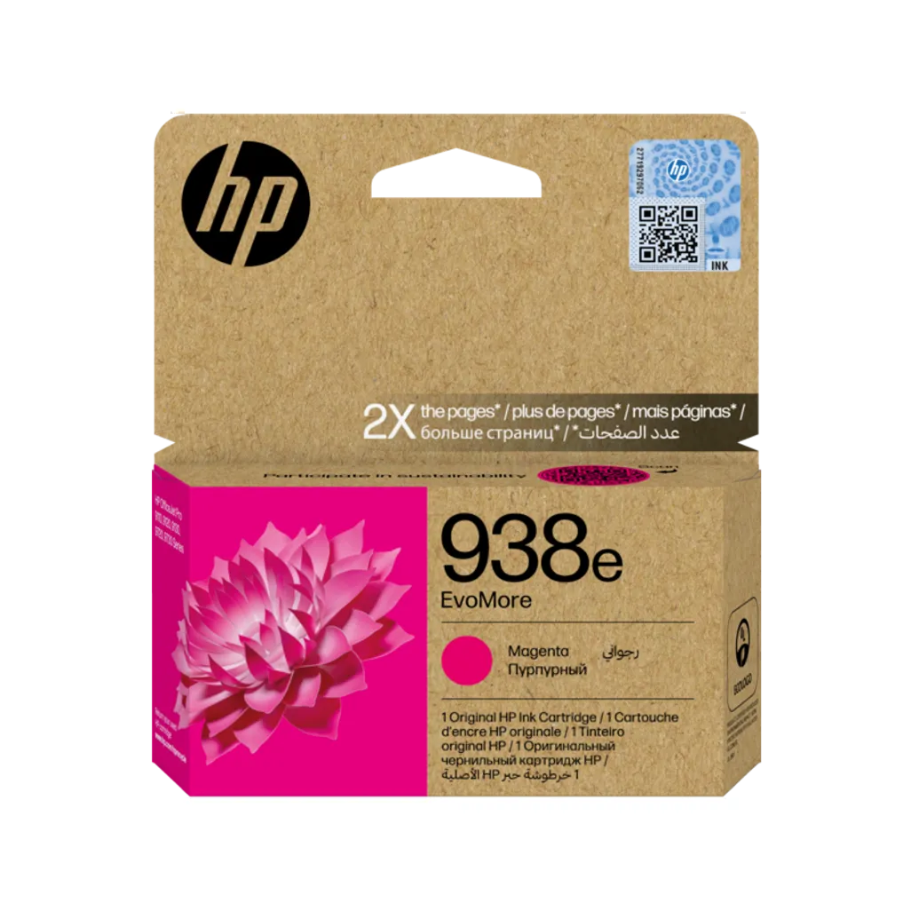 HP 938E EVOMORE MAGENTA ORIGINAL INK CARTRIDGE