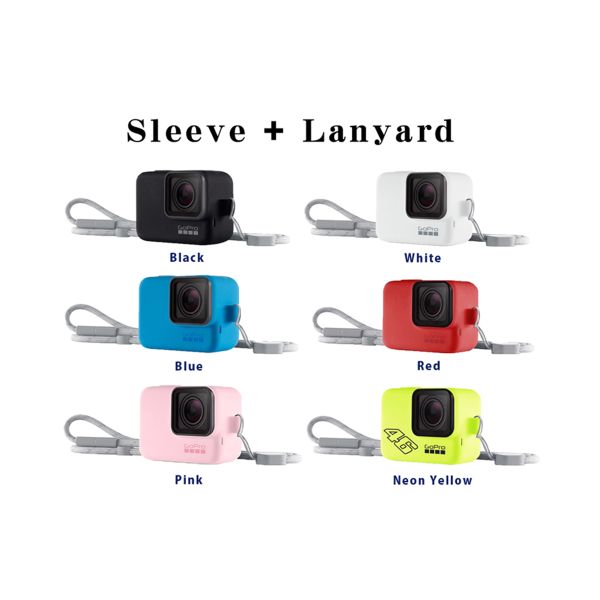 Gopro Accessory Sleeve & Lanyard Hero8 (BLACK)