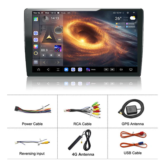 MCX T86G 9 Inch Android 14 CarPlay Head Unit