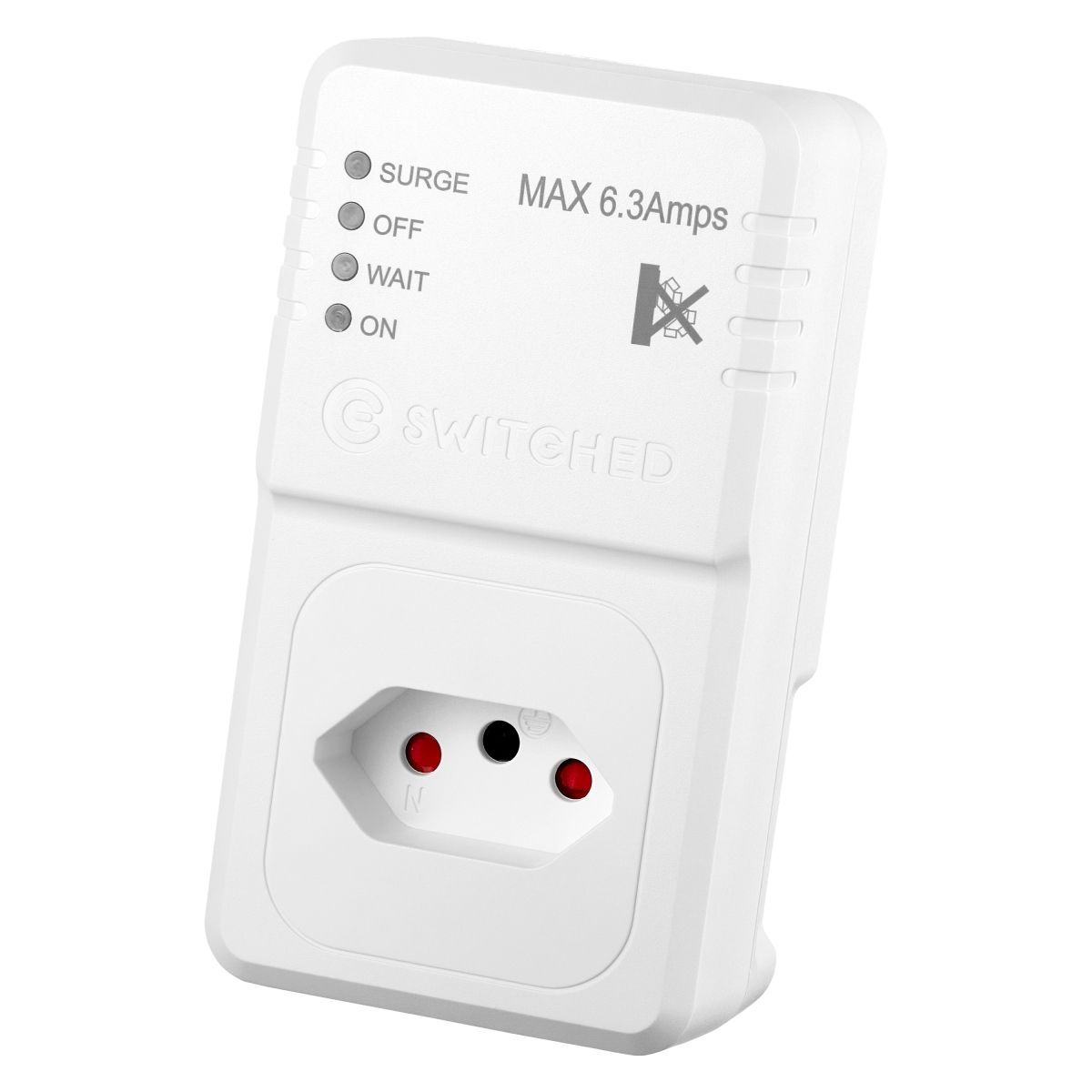 Switched TV Surge Adaptor with SANS 164-2