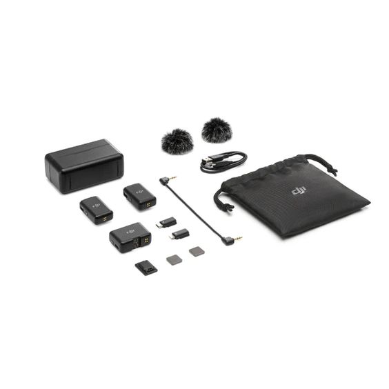 DJI Mic 2-Person Compact Digital Wireless Microphone System/Recorder for Camera and Smartphone