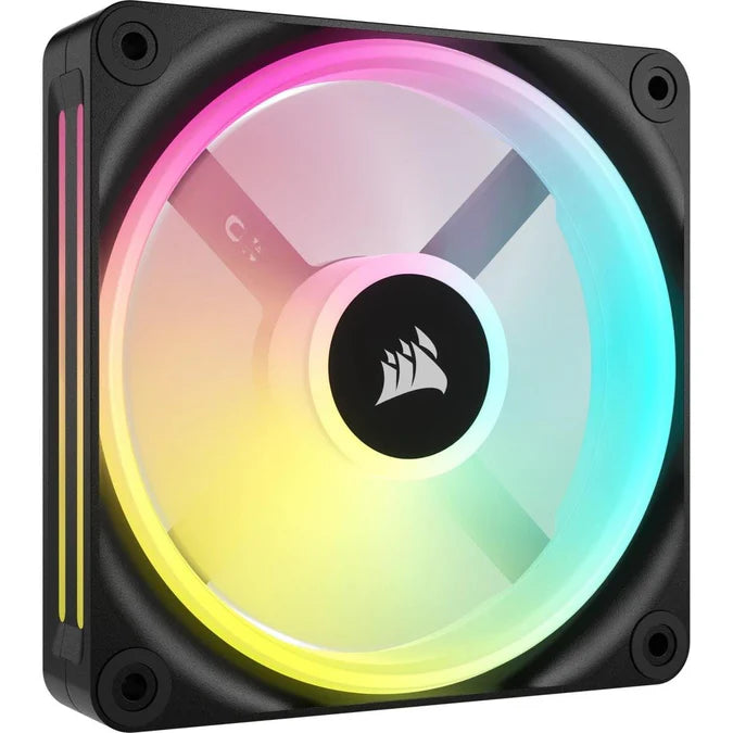 Corsair iCUE Link QX120 ARGB 120mm PC Case Fan 3-pack Black CO-9051002-WW