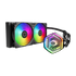 Cooler Master MasterLiquid 240 ATMOS, Liquid cooling kit, 12 cm, 690 RPM, 2500 RPM, 27.2 dB, 70.7 cfm