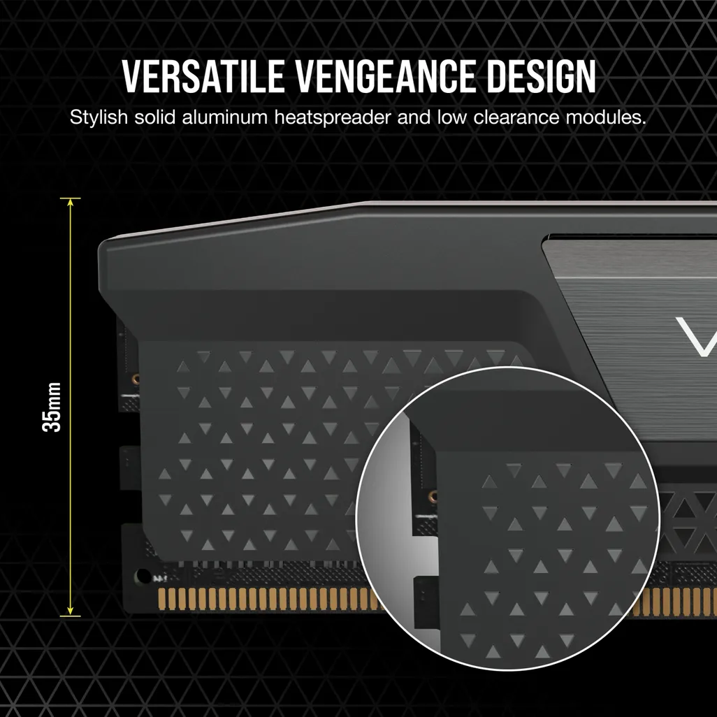 Corsair Vengeance CMK32GX5M1B5200Z40, 32 GB, 1 x 32 GB, DDR5, 5200 MHz, 288-pin DIMM