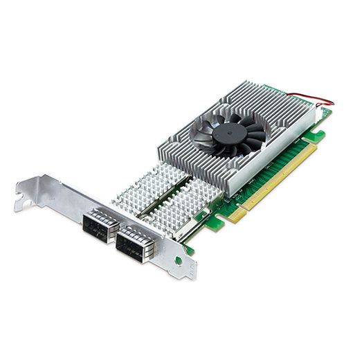 Dual-Port 100Gbps QSFP28 PCI Express Ethernet Adapter (Intel)