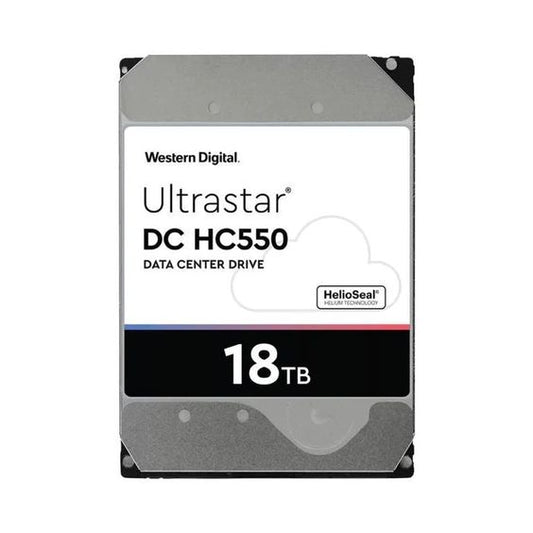 WD Ultrastar DC HC550 3.5-inch 18TB Serial ATA III 6Gb/s 512MB Internal HDD WUH721818ALE6L4