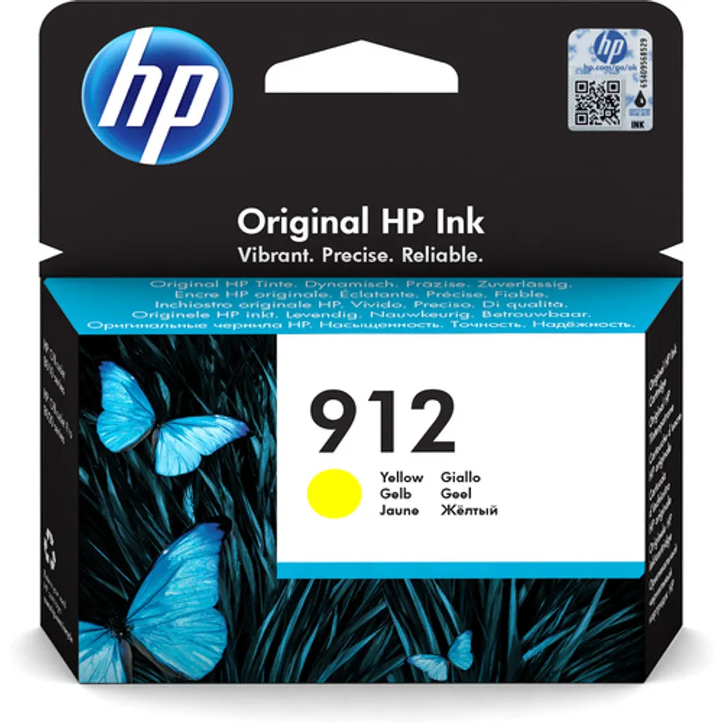 HP # 912 YELLOW ORIGINAL INK CARTRIDGE