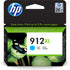 HP 912XL High Yield Cyan Original Ink Cartridge;~825 pages