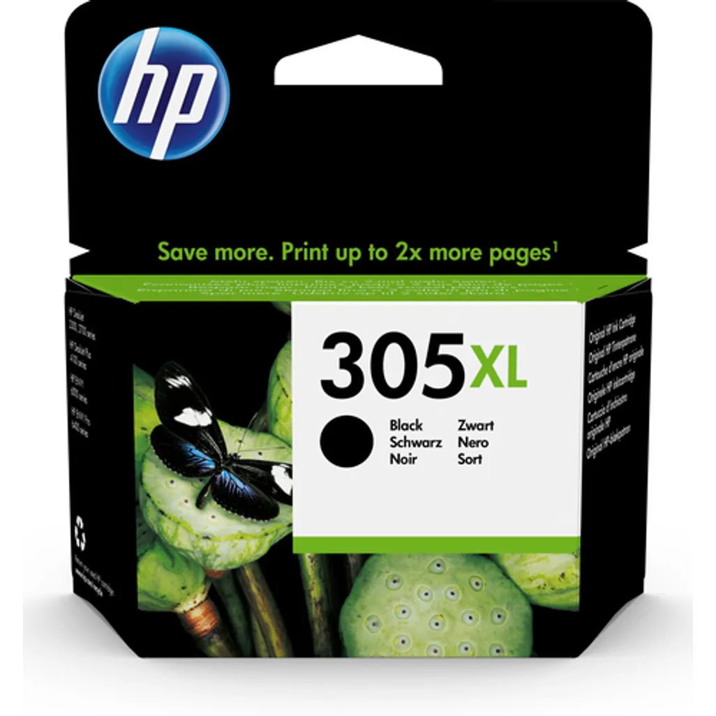 HP 305XL HIGH YIELD BLACK ORIGINAL INK CARTRIDGE - TecAfrica Solutions