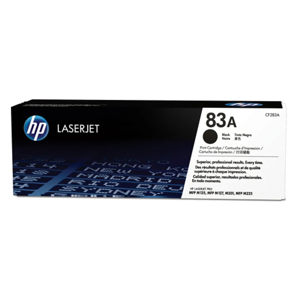 HP 83A Black Original LaserJet Toner Cartridge;1;500 pages. . (LaserJet Pro MFP M127 & M125 Printer Series).