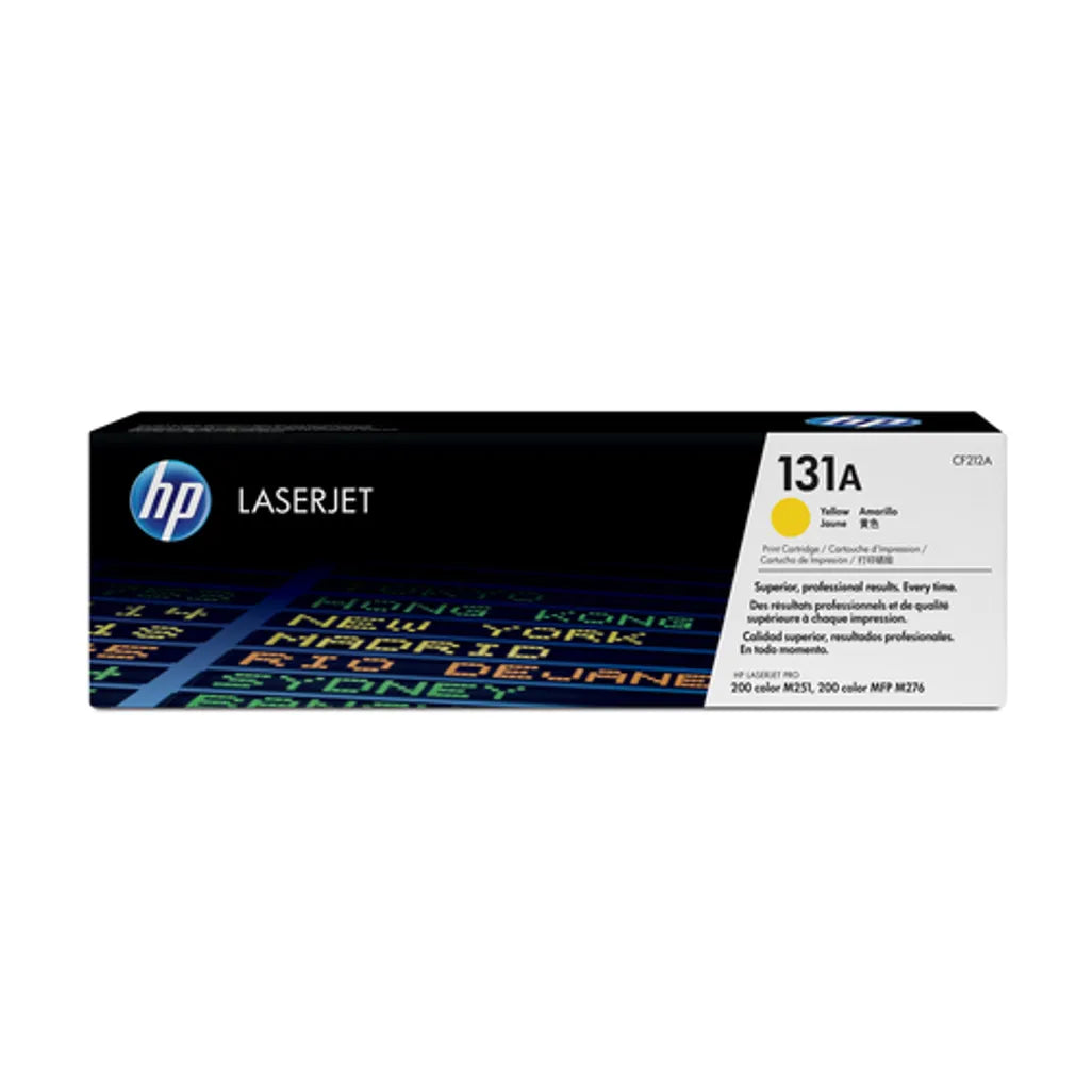 HP 131A Yellow Original LaserJet Toner Cartridge.