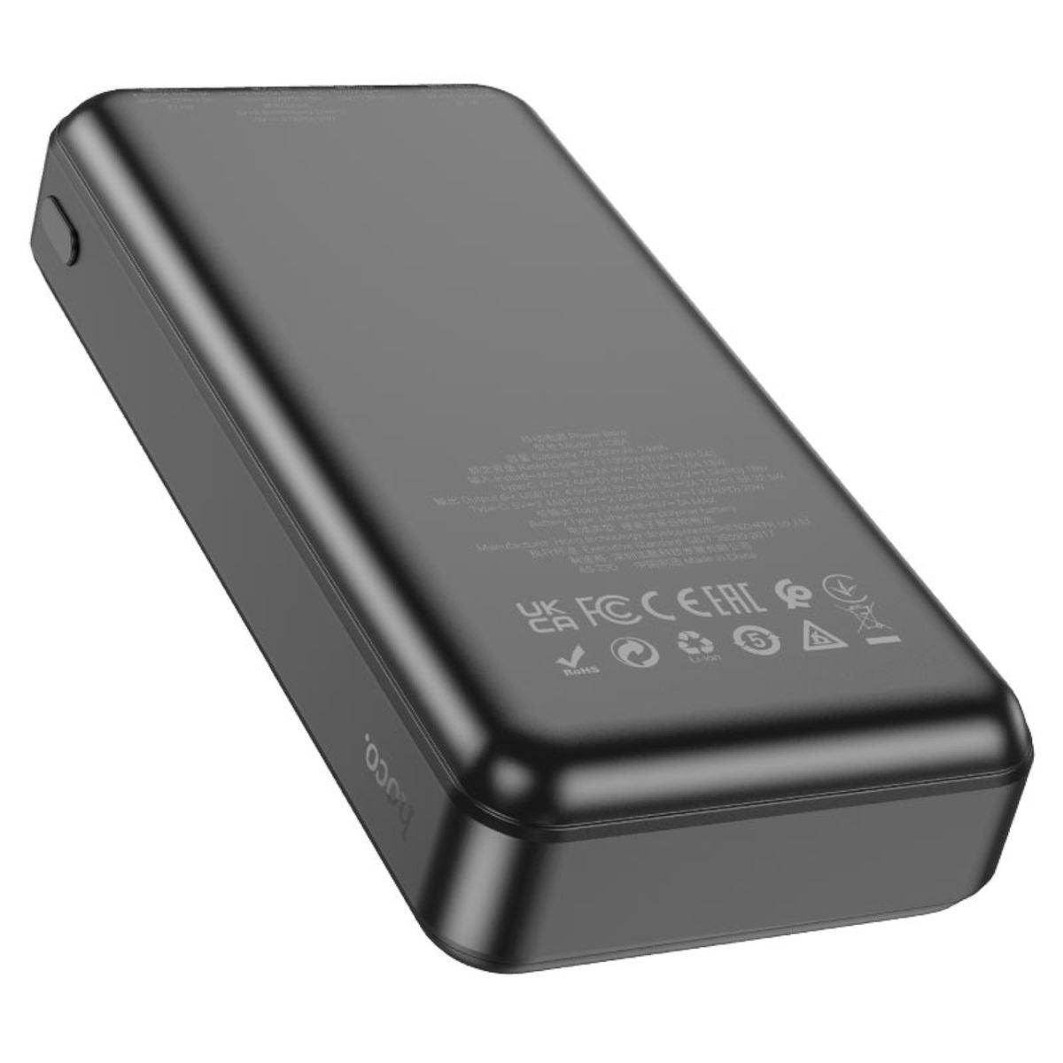 HOCO J108A 20000mAh Power Bank with LED Display and 22.5W Fast Charging
