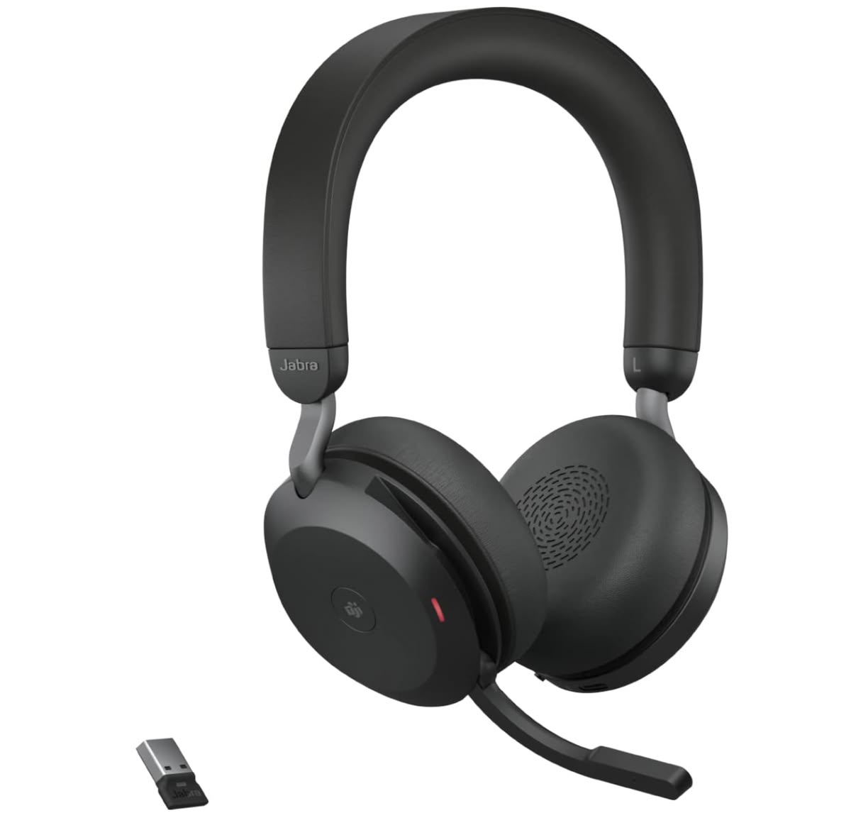 Jabra Evolve2 75 Headset Wireless Head-band Office/Call Center Bluetooth Black