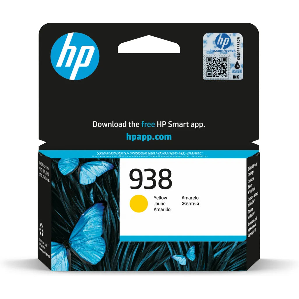 HP 938 YELLOW ORIGINAL INK CARTRIDGE