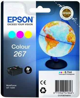 Epson 267 Color Cyan, Magenta, Yellow Printer Ink Cartridge OriginalSingle-pack