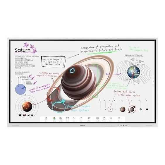 Samsung WM75B 75-inch 4K Interactive Whiteboard Display - TecAfrica Solutions